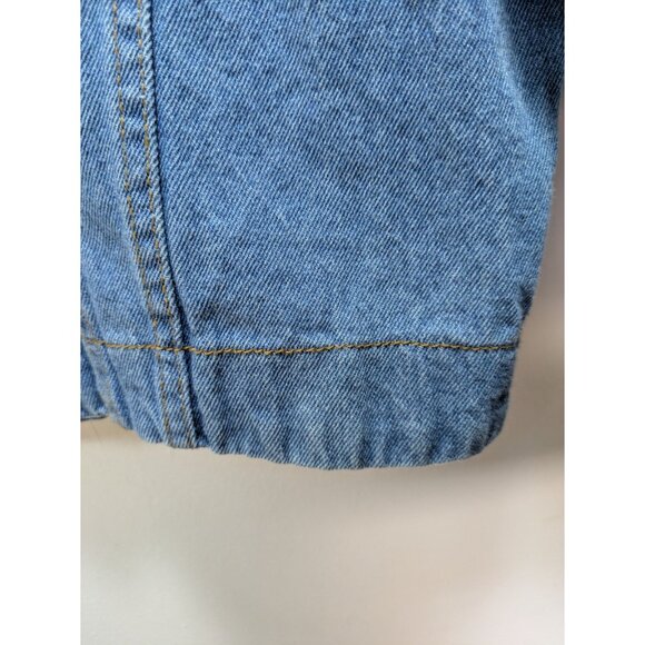 Vintage Desert West Denim Jacket Cropped Button Front Western Style, Size M - Picture 4 of 9